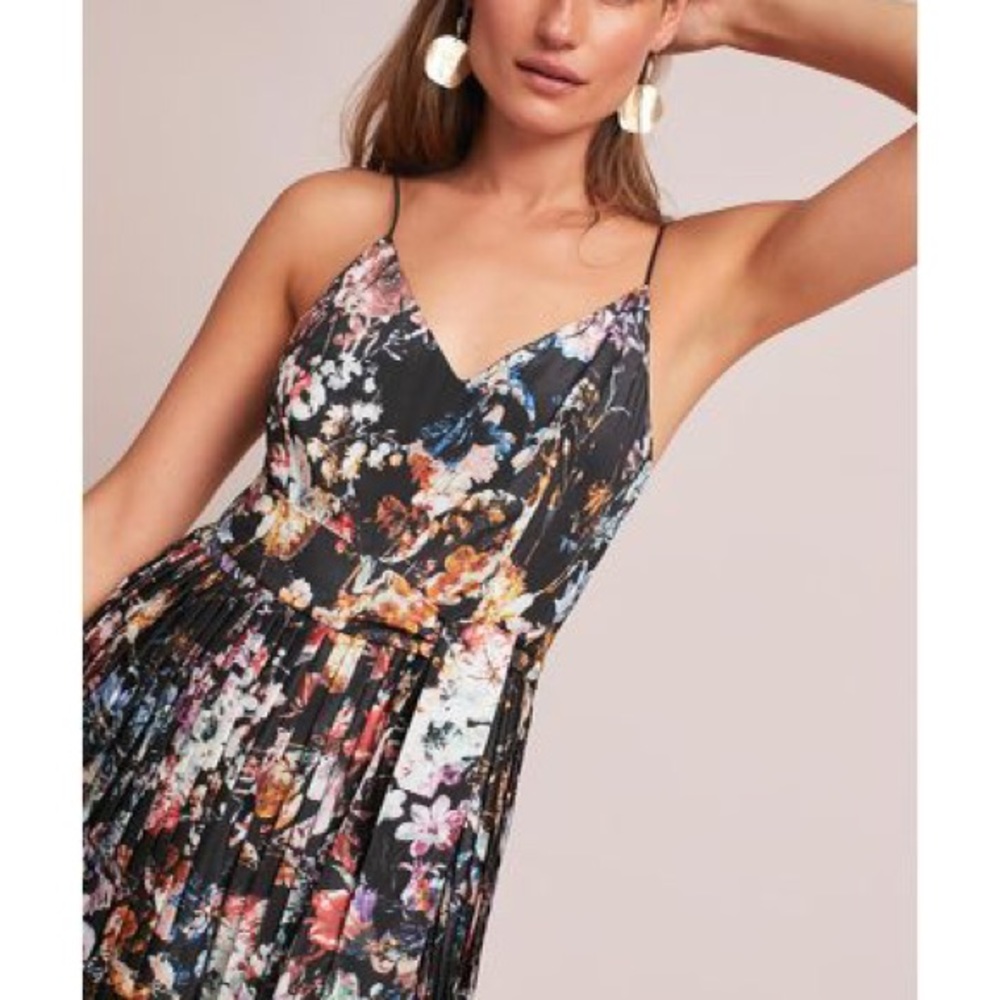 Anthropologie Ranna Gill floral jumpsuit. Size 4